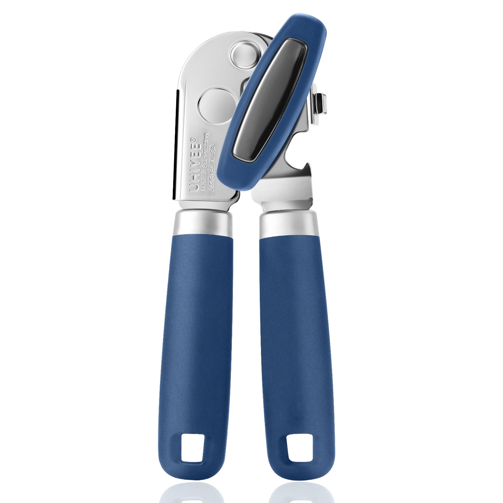 UHIYEE Handheld Manual Can Opener with Magnetic Lid Lifter