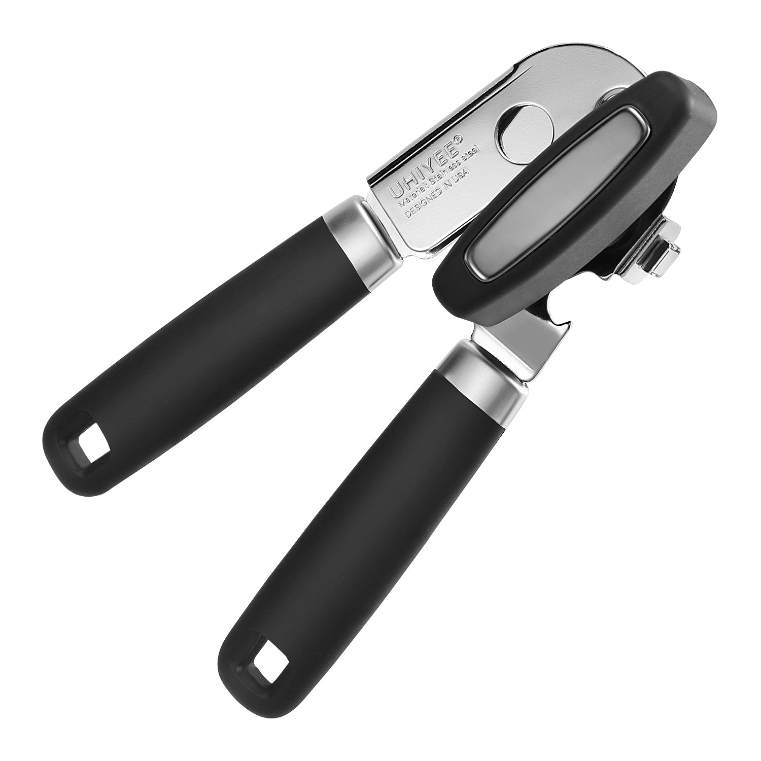 UHIYEE Handheld Manual Can Opener with Magnetic Lid Lifter