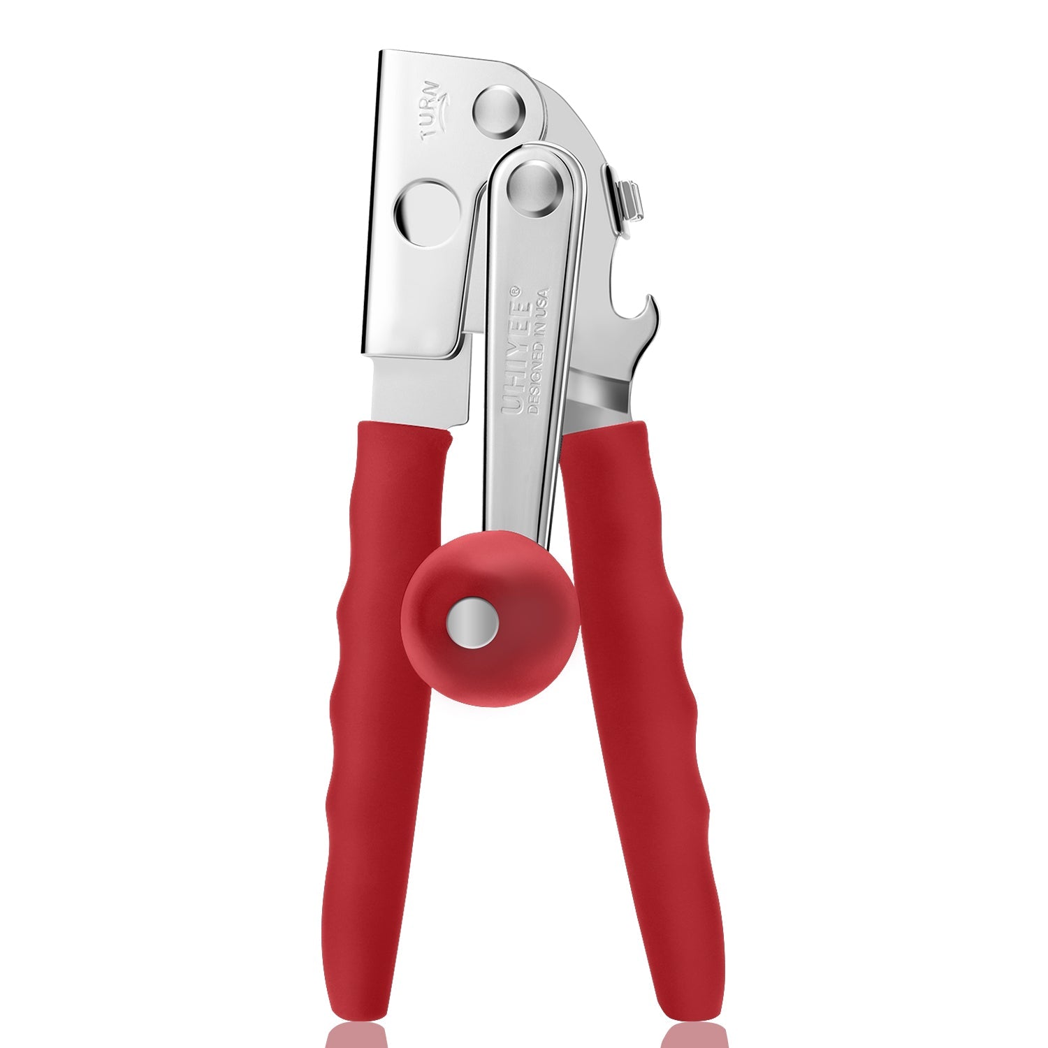 UHIYEE Commercial Crank Handle Can Opener with Magnetic Lid Lifter