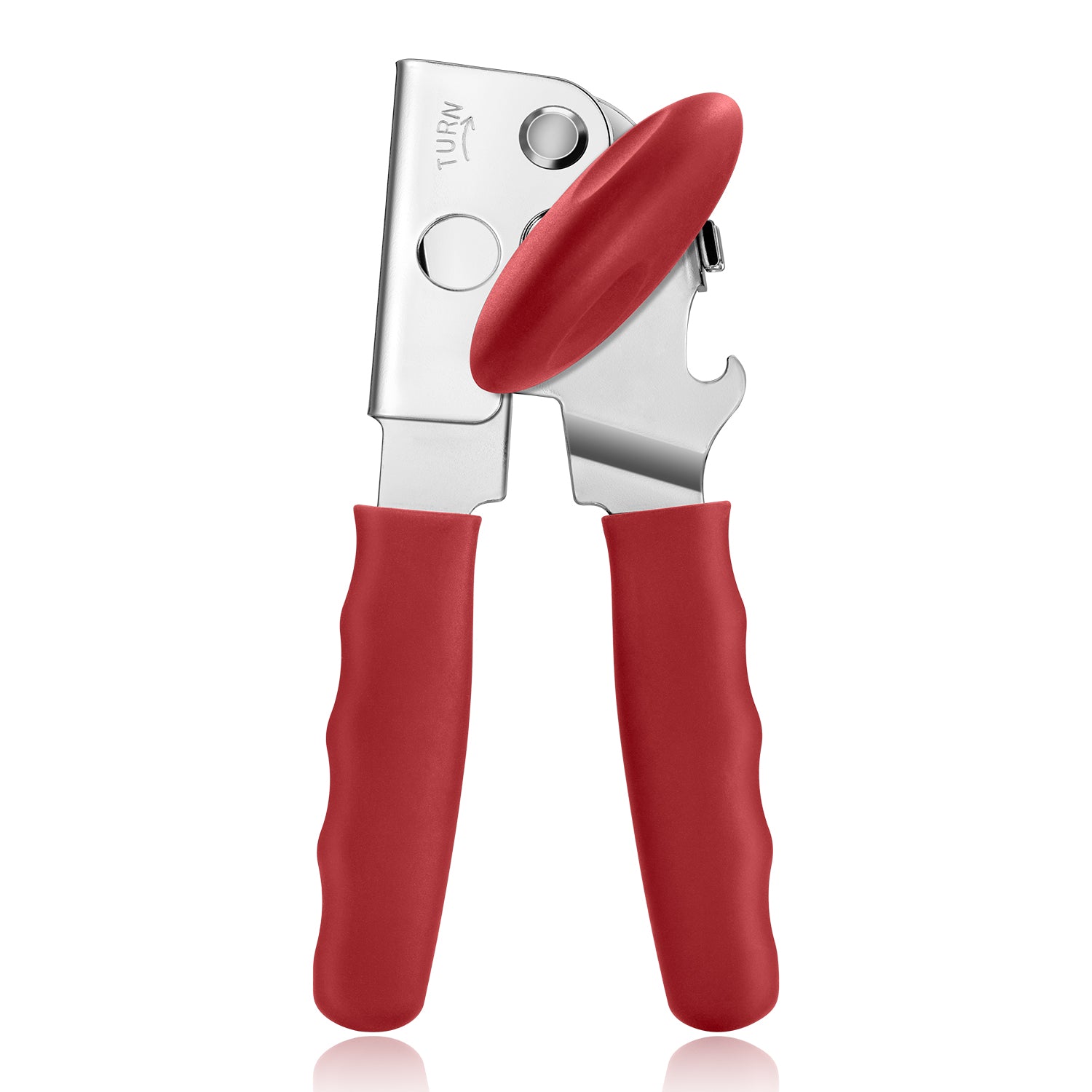 UHIYEE Solid Manual Heavy Duty Can Opener With Magnetic Lid Lifter
