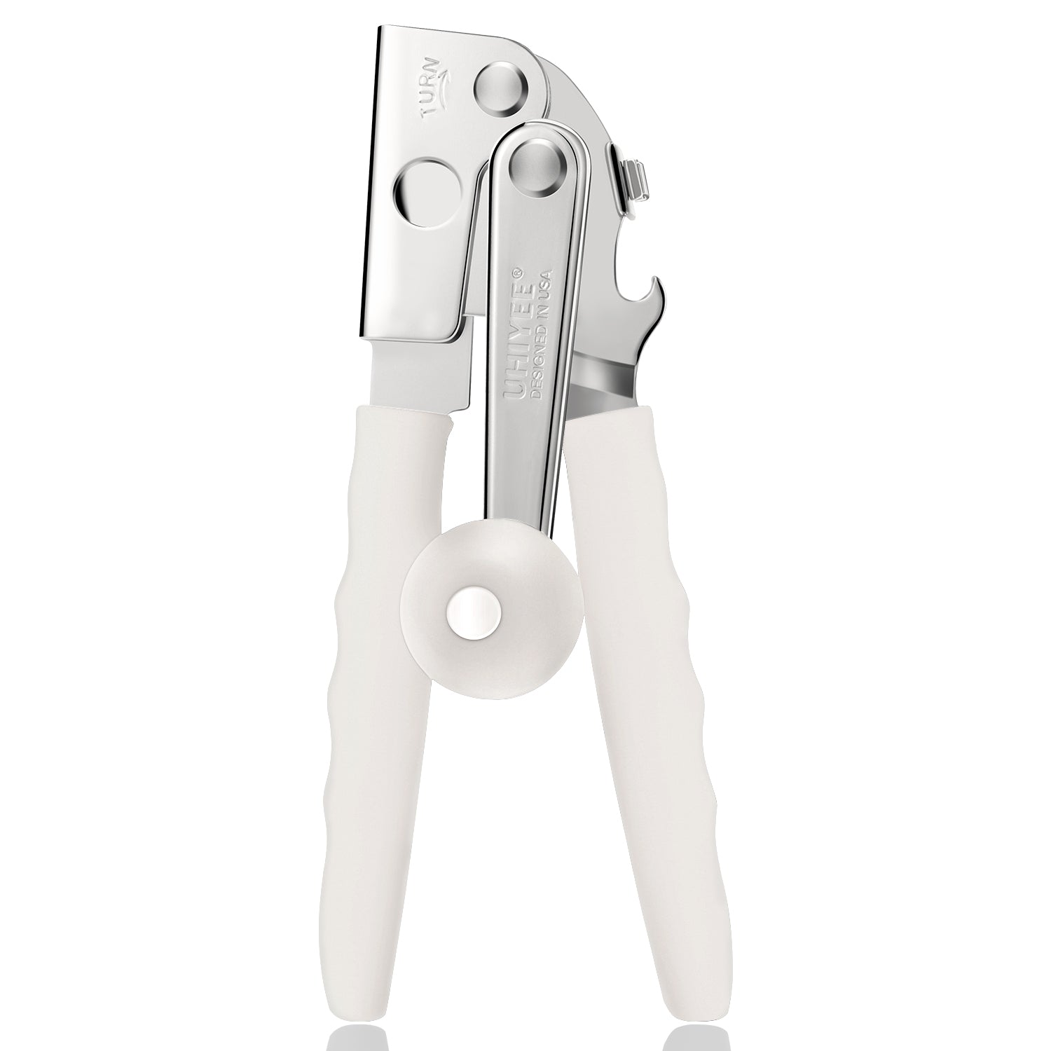 UHIYEE Commercial Crank Handle Can Opener with Magnetic Lid Lifter